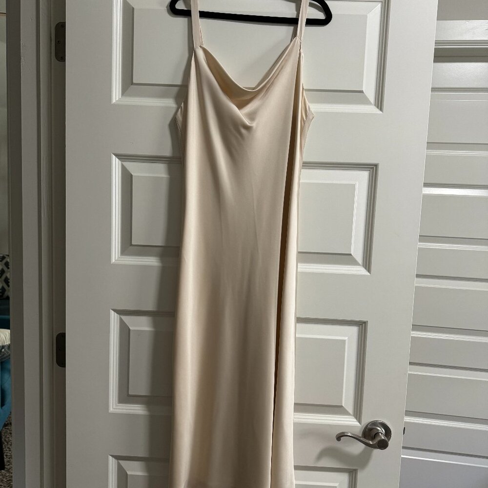 Ivory Formal Slip Dress